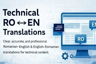 translate your technical documents between romanian and english