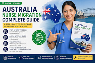 create a complete australia nurse migration guide PDF