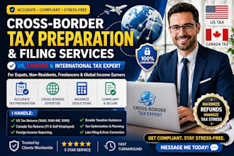 provide personal cross border tax preparation, filing
