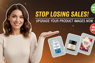 design amazon listing images, main image and infographics