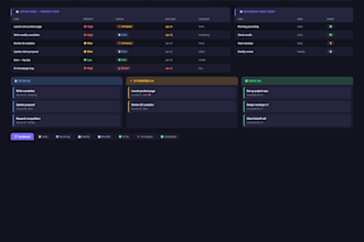 create a professional dark mode excel spreadsheet template