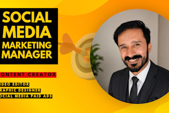 be your social media marketing manager and content creator