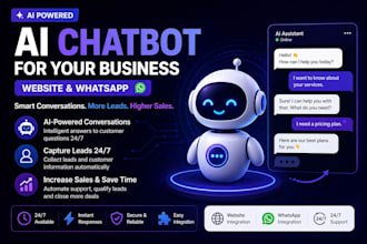 build an ai chatbot for your business website or whatsapp