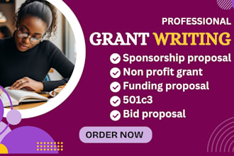 win grants with expert proposal writing, rfp 501c3 and funding applications