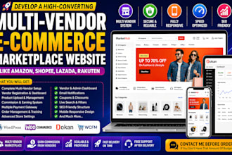 develop multi vendor ecommerce marketplace website