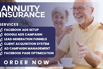 annuity life insurance leads landing page health website retirement sales funnel