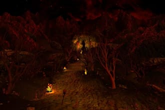 design psx horror environment assets for retro games