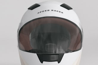 do 3d helmet design custom helmet modeling rendering stl