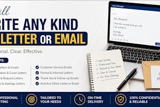 write any kind of letter or email
