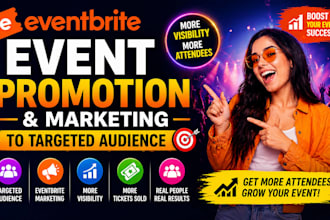 do eventbrite event promotion, eventbrite event marketing to targeted audience