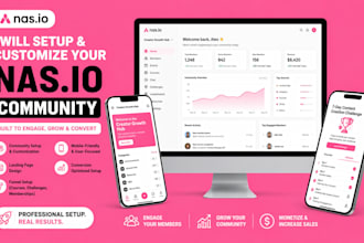 set up and customize your nasio community page and funnel that converts
