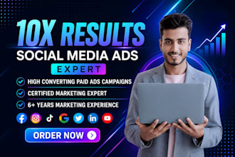 setup and manage paid social media ad campaigns