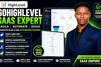 setup gohighlevel saas white label CRM automation and funnels