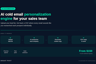 create personalized cold email copy for your sales team