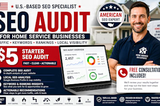 do a low cost high quality local SEO audit for home service business website
