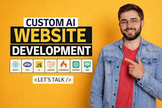 develop custom ai saas web application full stack developer
