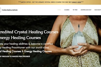 build wix wellness website wix holistic website healer website spiritual website
