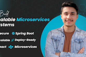 build java microservices saas web application