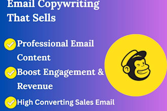 write high converting sales emails and email copywriting