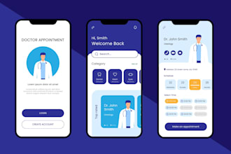 develop telemedicine app, e prescription app, medical app, clinic health app
