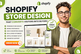 design shopify store, shopify dropshipping store, shopify website