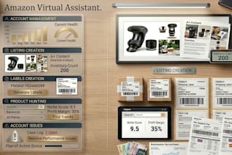 be your amazon fba virtual assistant