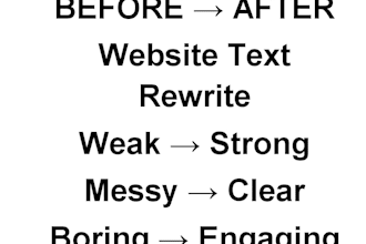rewrite your text to make it clear and natural