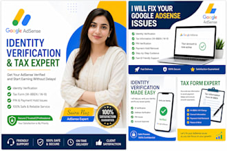 do google adsense identity verification and tax