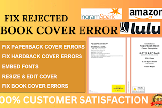 fix book cover, resize book cover, paperback book cover, hardcover book cover