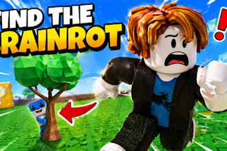 design a high CTR roblox thumbnail or game icon
