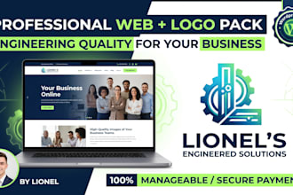design a professional wordpress website and custom logo for your business