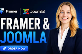 design framer website, joomla website design framer landing page joomla website