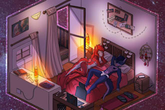 create 3d isometric designs for websites and games