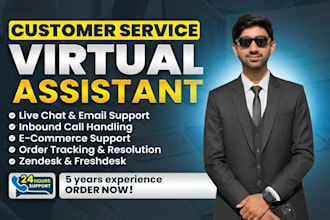 be your reliable customer service representative and virtual assistant