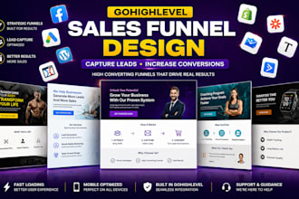 build gohighlevel sales funnel for lead generation and conversion