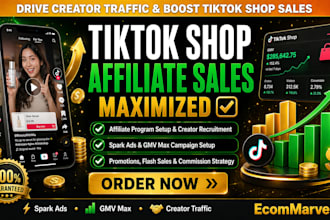 set up tiktok shop affiliate marketing and boost tik tok shop sales