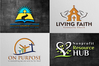 design unique, business, religious, church or ministry logo