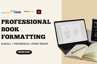 format kdp manuscript, paperback, book layout, print ready, publishing typeset