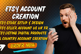 create unsuspended etsy seller account, etsy account creation, etsy store setup