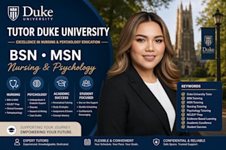 tutor nursing courses in rn, bsn, and msn