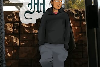 draw cartoon portraits of yourself