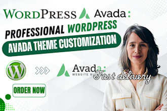 build, customize and redesign wordpress website using avada theme