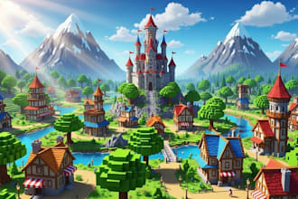 build custom roblox maps, game world and environments in roblox studio