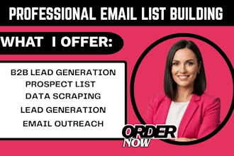 build high quality b2b prospect list for your email campaigns