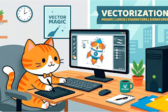 vectorize your logo, illustration, signature, or any image