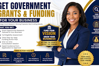 provide expert government grant business plan consultation funding consultation