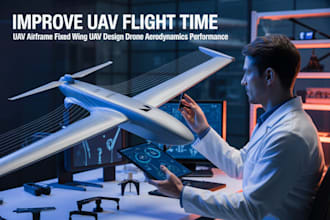 uav flight time fixed wing multirotor drone aerodynamics and airframe design