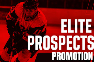 elite prospects promotion profile traffic views exposure organic growth