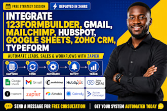 integrate 123formbuilder gmail mailchimp hubspot google sheets zoho crm typeform