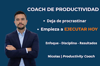 be your productivity coach to help you break free from stagnation and tru